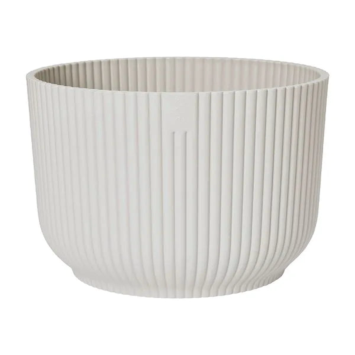 Vibes Fold Plant Pot 10.5cm Height 10.5cm Dia Round Mini Silky White