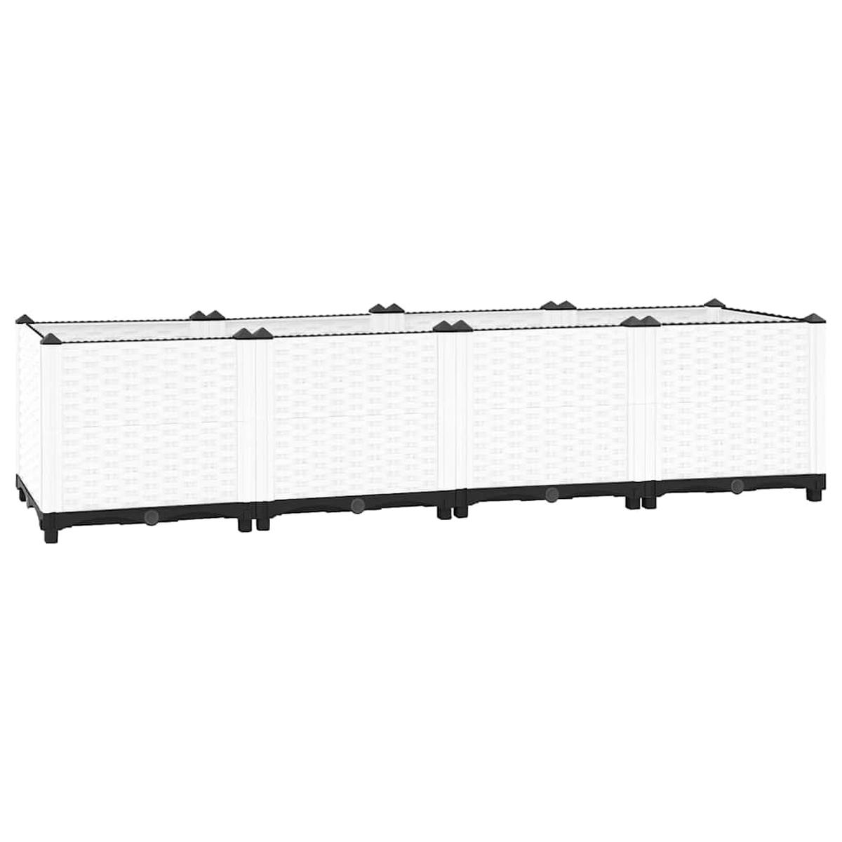 vidaXL Raised Bed 160x40x38 cm Polypropylene