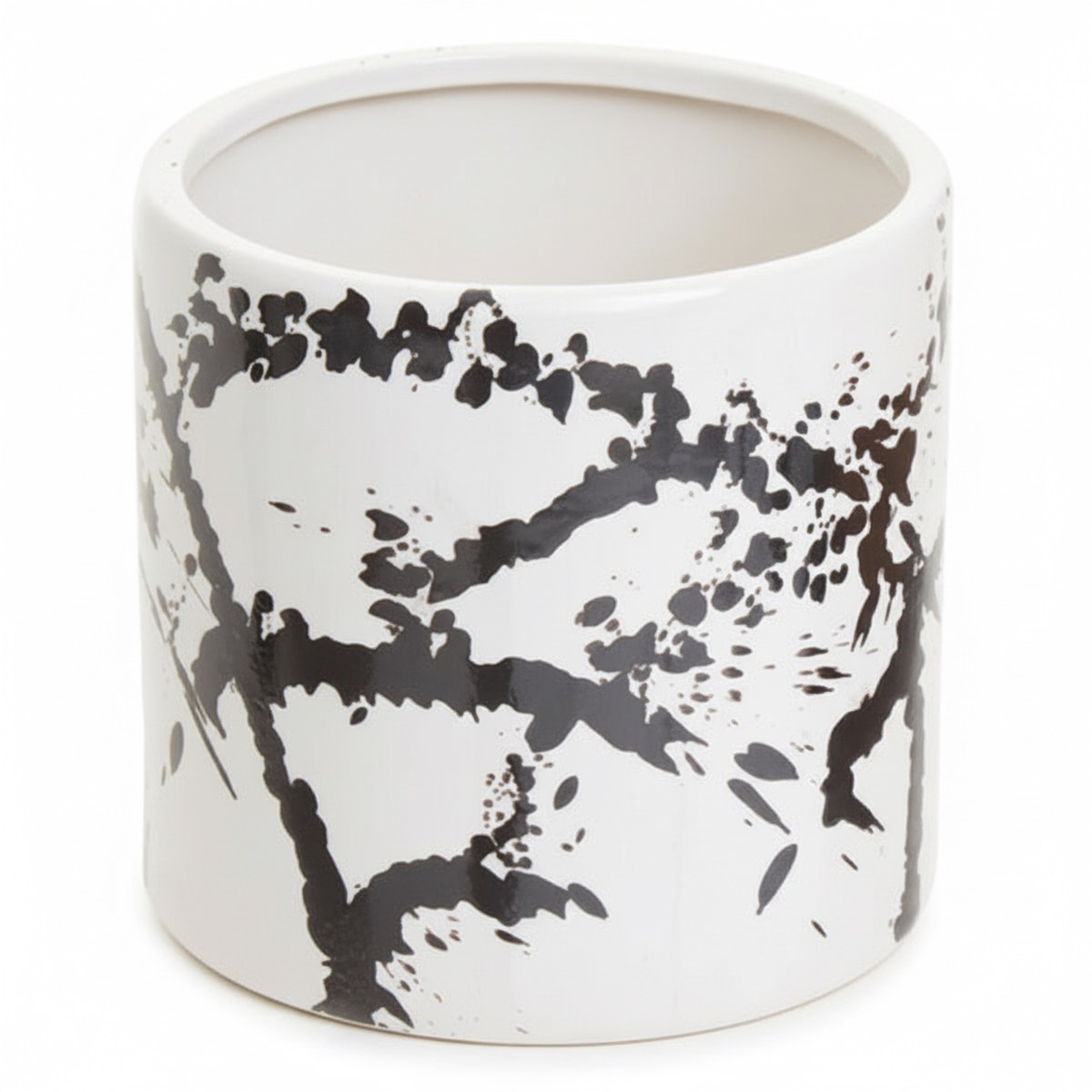 Sorrell Black And White Large Planter